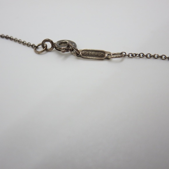 Tiffany and Co. Sterling silver Atlas ring size 6, and matching atlas necklace - Picture 7 of 12